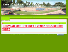 Tablet Screenshot of newcentralpark.tennisweb.be